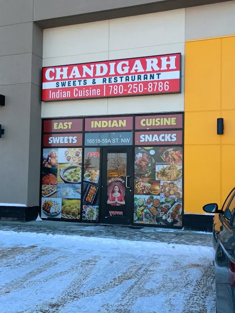 Experience authentic Indian sweets and cuisine at Chandigarh Sweets & Restaurant in Edmonton